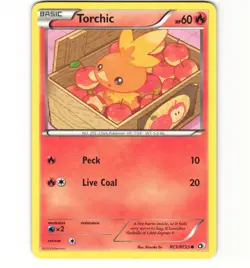 Pokemon Torchic RC5/RC25 Legendary Treasures Radiant Common HP Card - Image 1