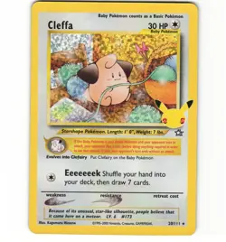 Pokemon Cleffa 20/111 Celebrations Classic Collection Holo LP Card - Image 1