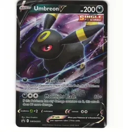 Pokemon Umbreon V SWSH203 Sword & Shield Black Star Promo Holo NM Card - Image 1