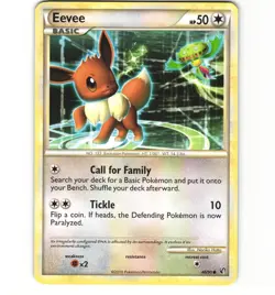 Pokemon Eevee 48/90 Undaunted 48/90 HGSS LP Card - Image 1
