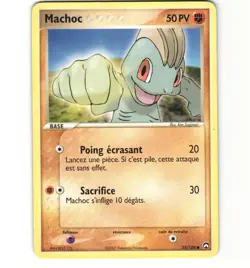 Pokemon French Machop 53/108 EX Power Keepers HP Non-holo Card - Image 1