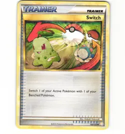 Pokemon Switch 102/123 HeartGold SoulSilver Non-Holo LP Card - Image 1