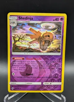 Pokemon Shedninja 95/214 Sun & Moon Lost Thunder Reverse Holo NM Card - Image 1