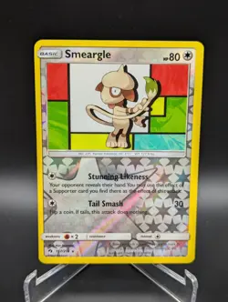 Pokemon Smeargle 157/214 Sun & Moon Lost Thunder Reverse Holo NM Card - Image 1