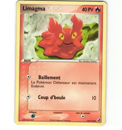 Pokemon French Slugma 73/115 ex Unseen Forces HP Non-holo Card - Image 1
