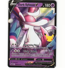 Pokemon Dark Sylveon V SWSH134 Celebrations Promo ( Not a Jumbo) LP Card - Image 1