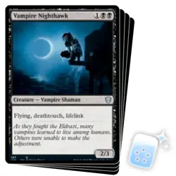 VAMPIRE NIGHTHAWK X4 Commander 2021 Magic MTG MINT CARD - Image 1
