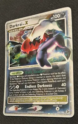 Pokemon Darkrai LV.X Holo Rare TCG Card 104/106 Great Encounters Series LP - Image 2