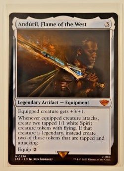 Anduril, Flame of the West 0236 MTG Universes Beyond: LOTR Reg Mythic - Image 1