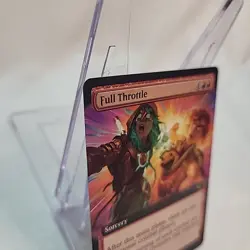 Full Throttle Extended Art Non Foil MTG DFT NM Near Mint Fast Shipping Canadian - Image 2