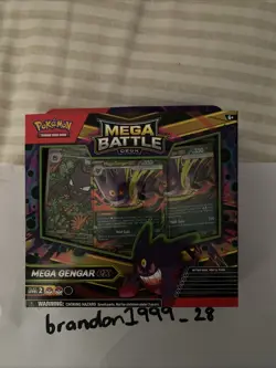 NEW SEALED 2025 Pokemon Mega Evolution Battle Deck Box GENGAR EX HAUNTER 027 QTY - Image 1