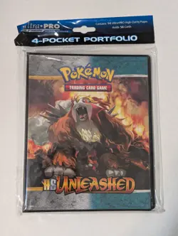 Ultra Pro Pokemon HGSS Unleashed 4-Pocket Binder Entei Raikou Sealed - Image 1