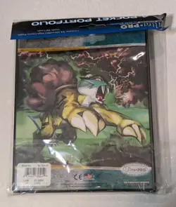 Ultra Pro Pokemon HGSS Unleashed 4-Pocket Binder Entei Raikou Sealed - Image 3