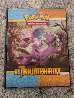 Ultra Pro Pokemon HeartGold & Soulsilver Triumphant 9-Pocket Binder Nidoking - Image 1