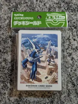 Pokemon Sinnoh Dialga Lucario 64 Sleeves Pokemon Center Exclusive Generations - Image 1