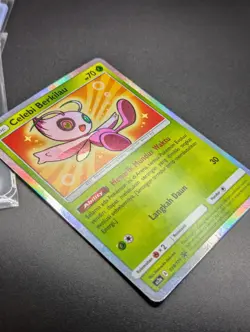 Pokemon Shining Celebi Berkilau AS2a 019/171 Shining Legends Holo LP Indonesian - Image 2