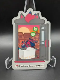 Pokemon Sticker Zorua Zoroark Pokemon Center Online Game Prize Japan Exclusive - Image 1