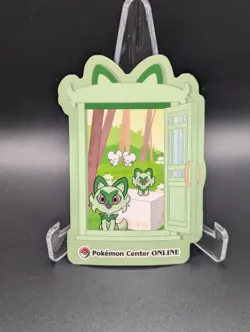 Pokemon Sticker Sprigatito Pokemon Center Online Game Prize Japan Exclusive - Image 1