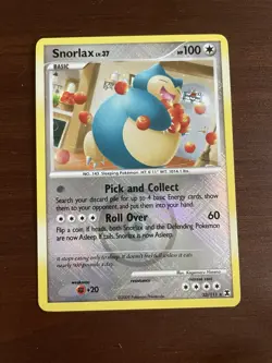 Pokemon TCG • Snorlax • League Promo 33/111 • Rising Rivals • NM Reverse Holo - Image 1