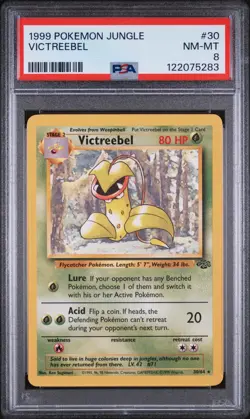 Victreebel 30/64 Jungle Non-Holo PSA 8 NM-MT FRESH CERT Pokemon TCG WOTC 1999 - Image 3