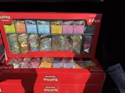Pokemon TCG Scarlet & Violet Prismatic Evolutions Mini Tins Set of 8, Sealed - Image 1