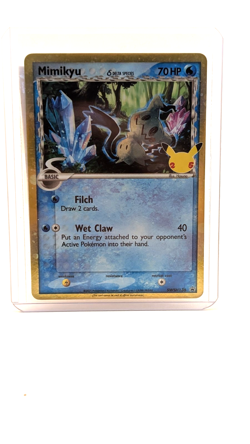 Pokemon Card TCG - Mimikyu Delta Species SWSH136 Promo Celebrations Near Mint - Image 1