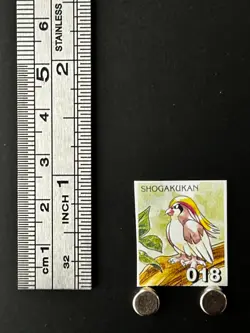 Pidgeot Pokemon Stamp Shogakukan Japanese Card TCG Nintendo Game Anime Japan - Image 2