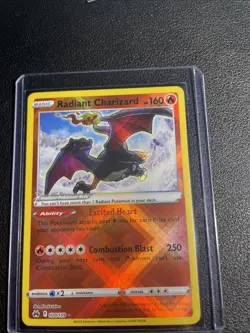 Pokemon TCG Radiant Charizard Crown Zenith Holo Ultra Rare Card 020/159 - Image 1