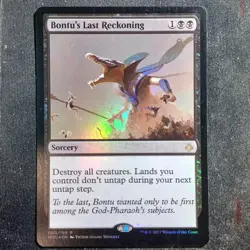Bontu's Last Reckoning - Foil Prerelease - Hour of Devestation (Magic/MTG) - Image 1
