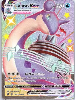 Lapras VMAX SV111/SV122 Shining Fates: Shiny Vault - Pokemon Card - NM - Image 1