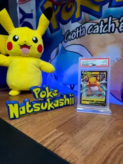 2022 Pokemon Sword & Shield Brilliant Stars Raichu V 045/172 PSA NM-MT 8 - Image 3