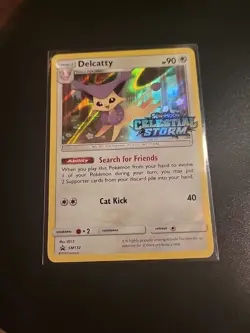 Delcatty SM132 NM Celestial Storm Stamped Prerelease Black Star Pokemon Promo! - Image 1