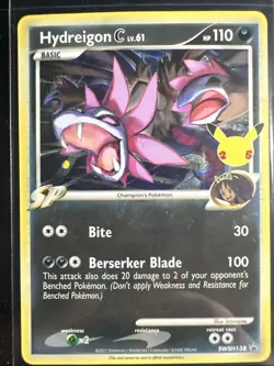 Hydreigon C LV.61 SWSH138 Celebrations Black Star Promo NM/M Pokemon Holo - Image 1