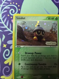 Pokemon TCG EX Legend Maker Seedot 61/92 Reverse Holo Moderately Played - Image 2