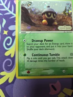 Pokemon TCG EX Legend Maker Seedot 61/92 Reverse Holo Moderately Played - Image 5