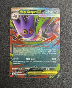 Pokemon TCG Mega Gengar Ex 056/094 Phantasmal Flames Mega Battle Deck NM - Image 1