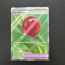 Pokemon AIR BALLOON 166/132 - Mega Evolution - RARE FULL ART - MINT - Image 1