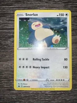 Pokemon 2020 Sword & Shield Black Star Promos Snorlax #SWSH032 - Image 2