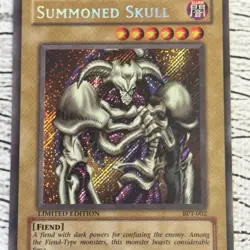 Yugioh Summoned Skull BPT-002 Secret Rare Limited Edition LP-MP - Image 4
