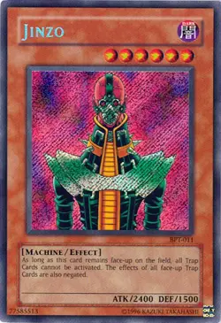 Yugioh! MP Jinzo - BPT-011 - Secret Rare - Limited Edition Moderately Played, En - Image 1