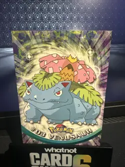 Topps Venusaur #03 Blue Label Pokemon Card TV Animation Edition (Blue) - Image 1