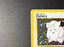 Pokemon TCG Clefairy Base Set 2 Holo Unlimited Rare Card 6/130 LP-SWIRL 💫 - Image 4