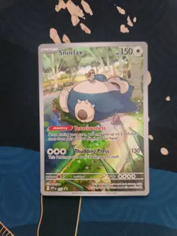 Snorlax SVP051 Scarlet & Violet Black Star Promo Pokemon Trading Card Game - Image 1