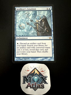 MTG - Artificer's Intuition - Fifth Dawn - 23/165 - Regular Rare LP - Image 2