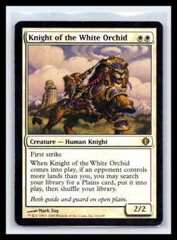 MTG Knight of the White Orchid #16 Shards of Alara Regular Rare LP - Image 1