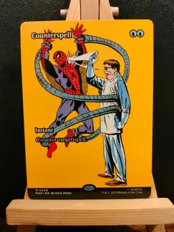 Counterspell - Spider-Man - Borderless Full Art - Mythic - NM (see pics) MTG - Image 1