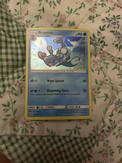 Brionne Halo Pokemon Card TCG English Sun And Moon Set - Image 1
