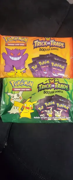 Pokemon TCG Trick or Trade Booster Bundle - 50 Packs & 40 Packs Lot Of 2 Sealed 820650852572 - Image 1