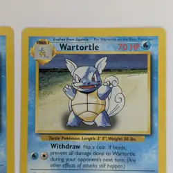 Squirtle 63/102 & Wartortle 42/102 Base Set WOTC Vintage Pokemon TCG NM - Image 4