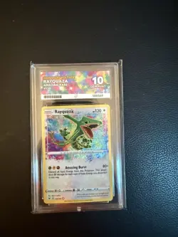 Pokemon TCG Rayquaza Vivid Voltage 138/185 Holo Amazing Rare ACE 10 (Perf Subs) - Image 1